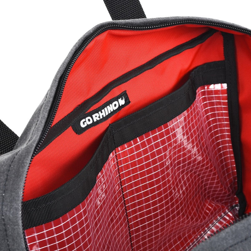 Go Rhino XVenture Gear Recovery Bag (7.5x11.5x18in. Closed) 12oz Waxed Canvas - Black Go Rhino XVenture Gear Recovery Bag (7.5x11.5x18in. Closed) 12oz Waxed Canvas - Black
