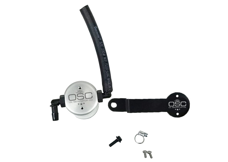 J&L 17-21 Honda Civic Type R Passenger Side Oil Separator 3.0 - Clear Anodized J&L 17-21 Honda Civic Type R Passenger Side Oil Separator 3.0 - Clear Anodized