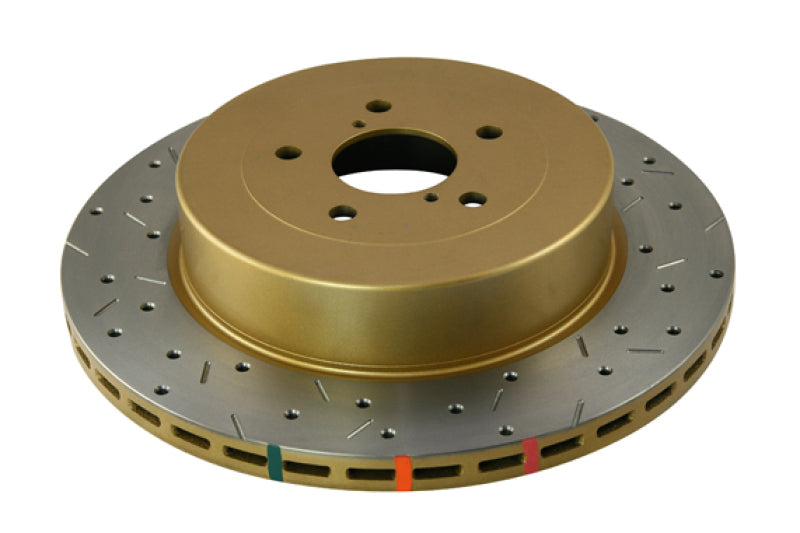 DBA 01-07 Subaru WRX/STI 10 Stud Hole Rear Drilled & Slotted 4000 Series Rotor DBA 01-07 Subaru WRX/STI 10 Stud Hole Rear Drilled & Slotted 4000 Series Rotor