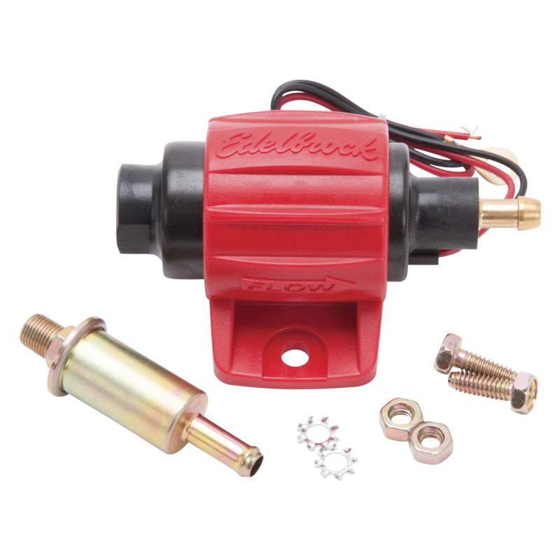 Edelbrock Fuel Pump Low Pressure 12V 38 GPH Gasoline Only Edelbrock Fuel Pump Low Pressure 12V 38 GPH Gasoline Only