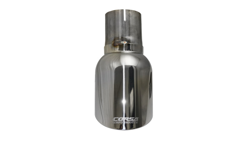 Corsa Single Universal 2.75in Inlet / 4.5in Outlet Polished Pro-Series Tip Kit Corsa Single Universal 2.75in Inlet / 4.5in Outlet Polished Pro-Series Tip Kit