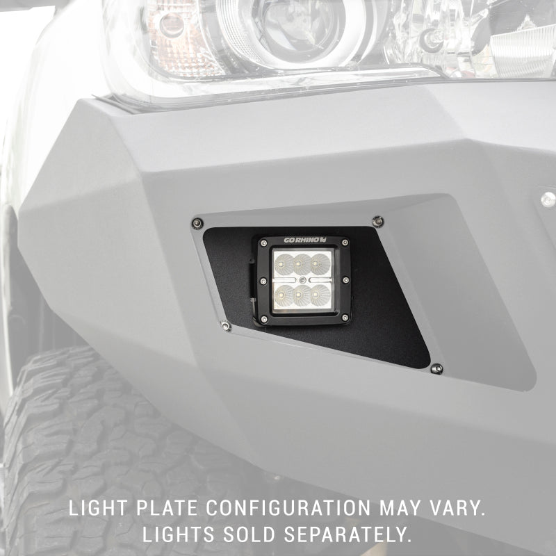Go Rhino BR5.5/BR6/BR10.5/BR11 Light Plates (Use w/751002  Lights) Go Rhino BR5.5/BR6/BR10.5/BR11 Light Plates (Use w/751002  Lights)