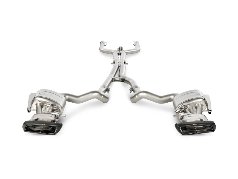Akrapovic 15-17 AMG C63 Estate Evolution Line Cat Back (Titanium) w/ Carbon Tips (Req. Link Pipe) Akrapovic 15-17 AMG C63 Estate Evolution Line Cat Back (Titanium) w/ Carbon Tips (Req. Link Pipe)