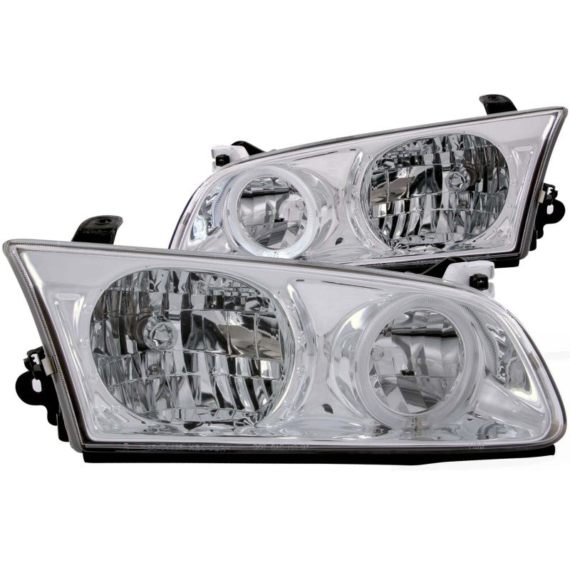 ANZO 2000-2001 Toyota Camry Crystal Headlights w/ Halo Chrome ANZO 2000-2001 Toyota Camry Crystal Headlights w/ Halo Chrome