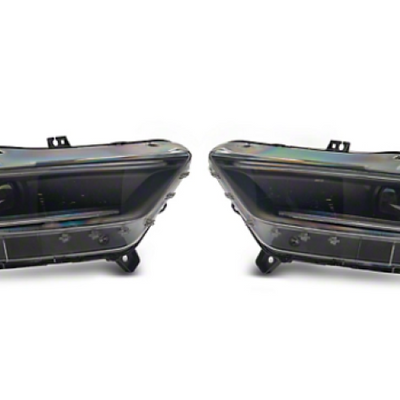 Raxiom 15-17 Ford Mustang 18-20 Mustang GT350 Right Headlight- Blk Housing (Smoked Lens) Box 2 of 2