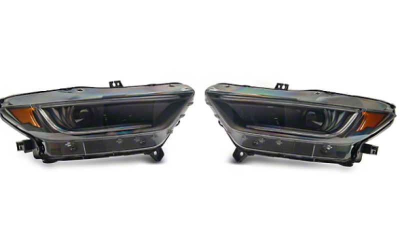 Raxiom 15-17 Ford Mustang 18-20 Mustang GT350 Right Headlight- Blk Housing (Smoked Lens) Box 2 of 2 Raxiom 15-17 Ford Mustang 18-20 Mustang GT350 Right Headlight- Blk Housing (Smoked Lens) Box 2 of 2