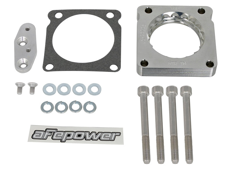 aFe 01-16 Nissan Patrol (Y61) L6-4.8L Silver Bullet Throttle Body Spacer aFe 01-16 Nissan Patrol (Y61) L6-4.8L Silver Bullet Throttle Body Spacer