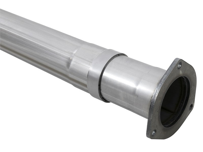 aFe Power 15-16 Ford F250/F350 6.7L Diesel Rebel XD 4in 409 SS DPF-Back Exhaust System - Black Tips aFe Power 15-16 Ford F250/F350 6.7L Diesel Rebel XD 4in 409 SS DPF-Back Exhaust System - Black Tips