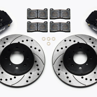 Wilwood DPHA Front Caliper & Rotor Kit Drilled Honda / Acura w/ 262mm OE Rotor