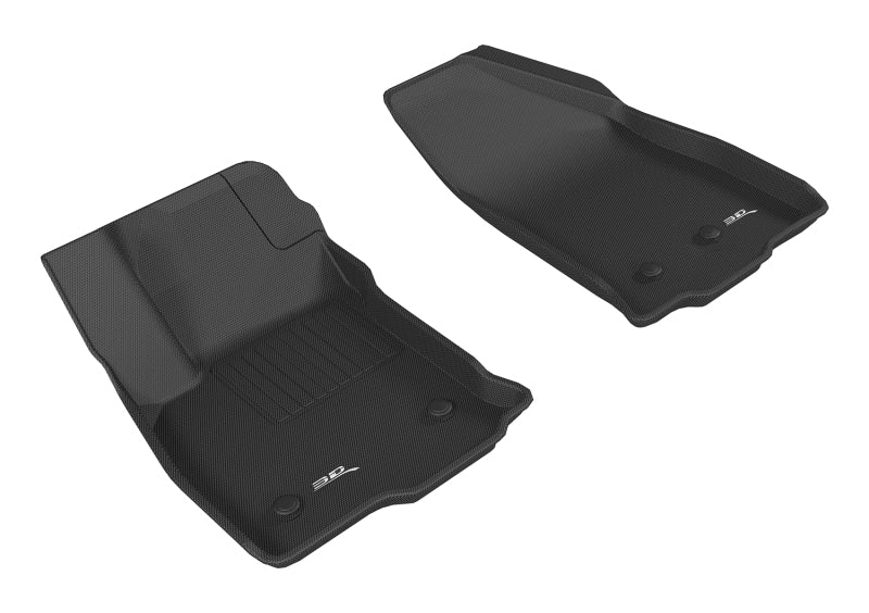 3D MAXpider 2016-2019 Chevrolet Volt Kagu 1st Row Floormat - Black 3D MAXpider 2016-2019 Chevrolet Volt Kagu 1st Row Floormat - Black