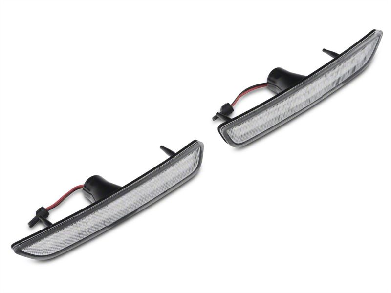 Raxiom10-14 Ford Mustang Axial Series LED Side and Quarter Marker Lights- Clear Raxiom10-14 Ford Mustang Axial Series LED Side and Quarter Marker Lights- Clear