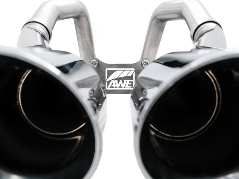 AWE Tuning 14-19 Chevy Corvette C7 Z06/ZR1 (w/AFM) Track Edition Axle-Back Exhaust w/Chrome Tips AWE Tuning 14-19 Chevy Corvette C7 Z06/ZR1 (w/AFM) Track Edition Axle-Back Exhaust w/Chrome Tips
