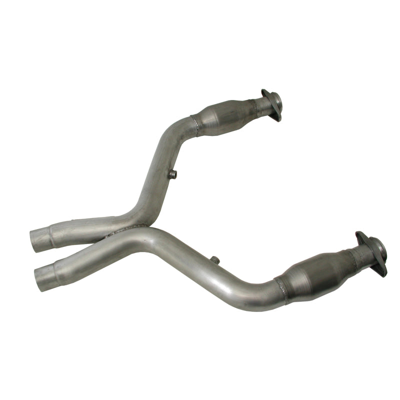 BBK 11-14 Mustang 5.0 Short Mid X Pipe With Catalytic Converters 3.0 For BBK Long Tube Headers BBK 11-14 Mustang 5.0 Short Mid X Pipe With Catalytic Converters 3.0 For BBK Long Tube Headers