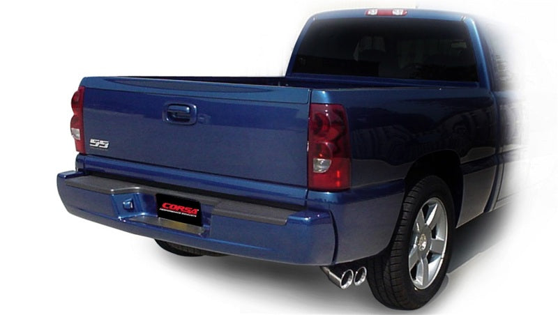 Corsa 2003-2007 Chevrolet Silverado Short Bed SS 6.0L V8 Polished Sport Cat-Back Exhaust Corsa 2003-2007 Chevrolet Silverado Short Bed SS 6.0L V8 Polished Sport Cat-Back Exhaust