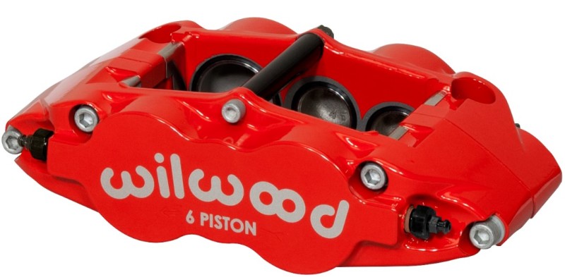 Wilwood Caliper-Narrow Superlite 6R-RH - Red 1.38/1.12/1.12in Pistons 1.10in Disc Wilwood Caliper-Narrow Superlite 6R-RH - Red 1.38/1.12/1.12in Pistons 1.10in Disc