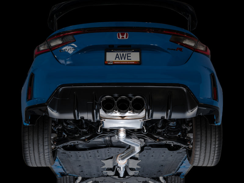 AWE Tuning 2023 Honda Civic Type R FL5 Touring Edition Exhaust w/ Triple Diamond Black Tips AWE Tuning 2023 Honda Civic Type R FL5 Touring Edition Exhaust w/ Triple Diamond Black Tips