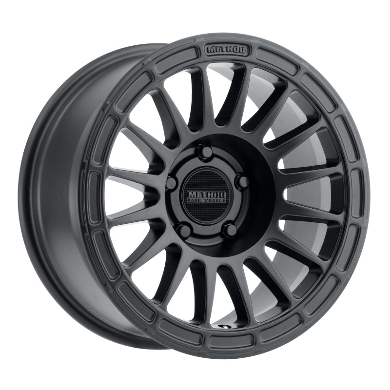 Method MR314 17x8.5 0mm Offset 5x150 110.5mm CB Matte Black Wheel Method MR314 17x8.5 0mm Offset 5x150 110.5mm CB Matte Black Wheel