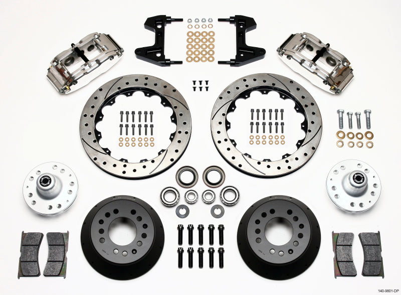 Wilwood Narrow Superlite 6R Front Hub Kit 12.88in Drill Pol 74-80 Pinto/Mustang II Disc Spindle only Wilwood Narrow Superlite 6R Front Hub Kit 12.88in Drill Pol 74-80 Pinto/Mustang II Disc Spindle only