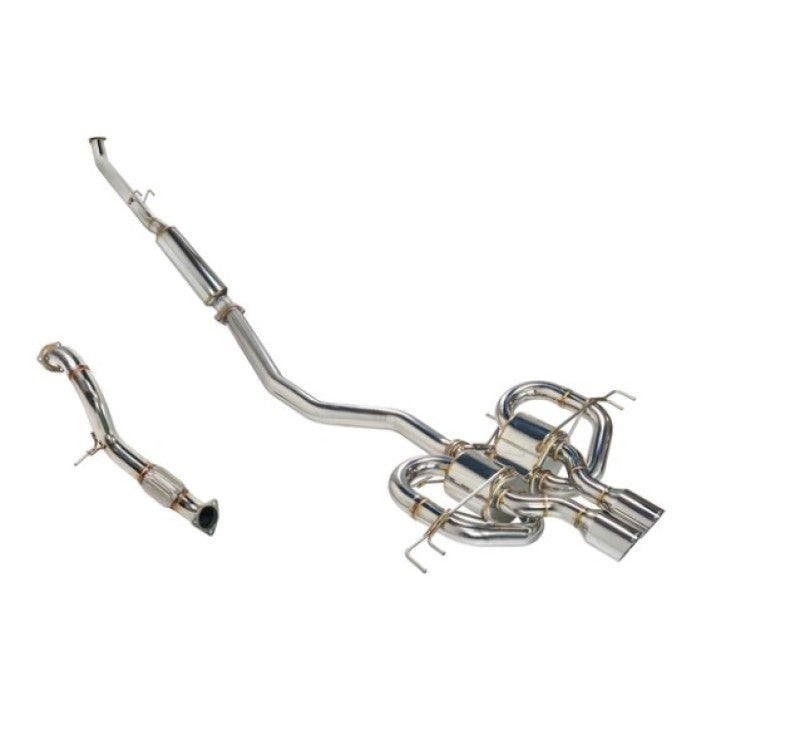 Remark 17-21 Honda Civic Type R FK8 Sports Touring CatBack Exhaust/Front Pipe - Stainless Steel Remark 17-21 Honda Civic Type R FK8 Sports Touring CatBack Exhaust/Front Pipe - Stainless Steel