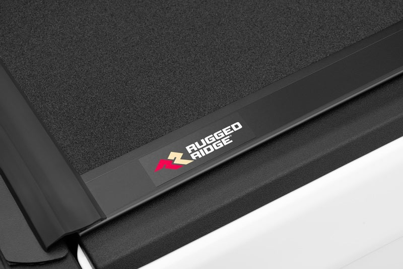 Rugged Ridge Armis Hard Folding With LINE-X Bed Cover 2020 JT Rugged Ridge Armis Hard Folding With LINE-X Bed Cover 2020 JT