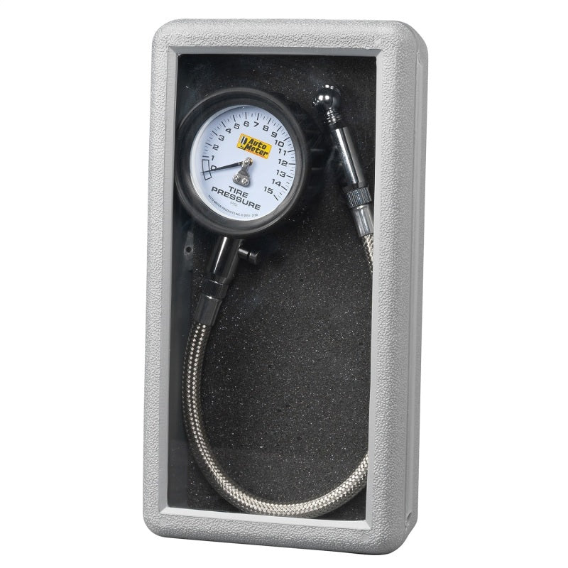 Autometer 0-15PSI Lo-Pressure Tire Pressure Gauge Autometer 0-15PSI Lo-Pressure Tire Pressure Gauge