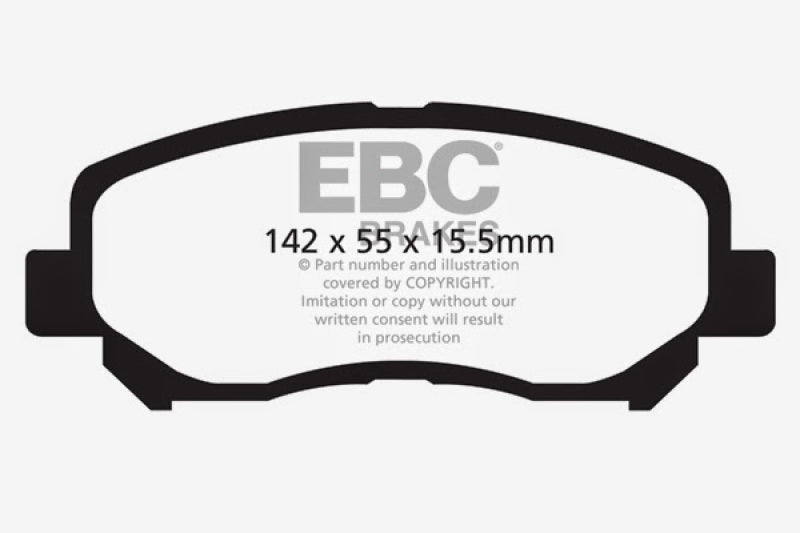 EBC 12+ Mazda CX-5 2 Ultimax2 Front Brake Pads EBC 12+ Mazda CX-5 2 Ultimax2 Front Brake Pads