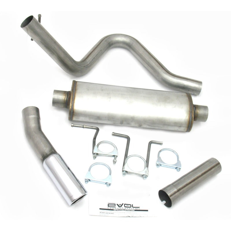JBA 99-05 Ford Excursion 5.4L/6.8L 409SS Pass Side Single Exit Cat-Back Exhaust JBA 99-05 Ford Excursion 5.4L/6.8L 409SS Pass Side Single Exit Cat-Back Exhaust