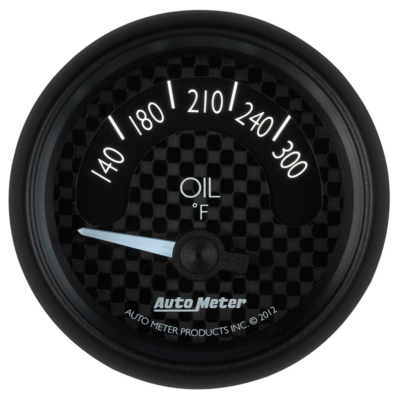 Autometer GT Series 52mm Short Sweep Electronic 140-300 Deg F Oil Temperature Autometer GT Series 52mm Short Sweep Electronic 140-300 Deg F Oil Temperature