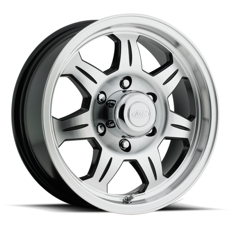 Raceline 870 Element 16x6in / 8x165.1 BP / 0mm Offset / 4.90mm Bore - Black & Machined Wheel Raceline 870 Element 16x6in / 8x165.1 BP / 0mm Offset / 4.90mm Bore - Black & Machined Wheel