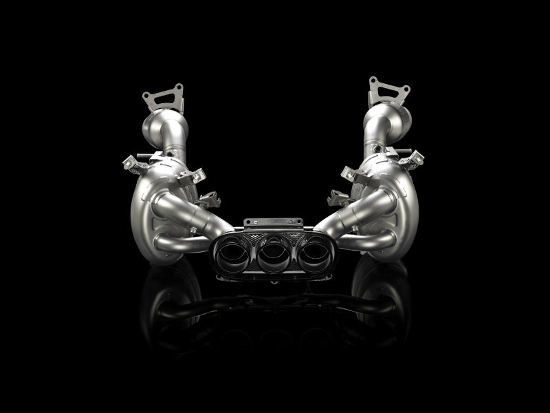 Akrapovic 10-15 Ferrari 458 Italia/458 Spyder Slip-On Line (Titanium) w/ Carbon Tips Akrapovic 10-15 Ferrari 458 Italia/458 Spyder Slip-On Line (Titanium) w/ Carbon Tips