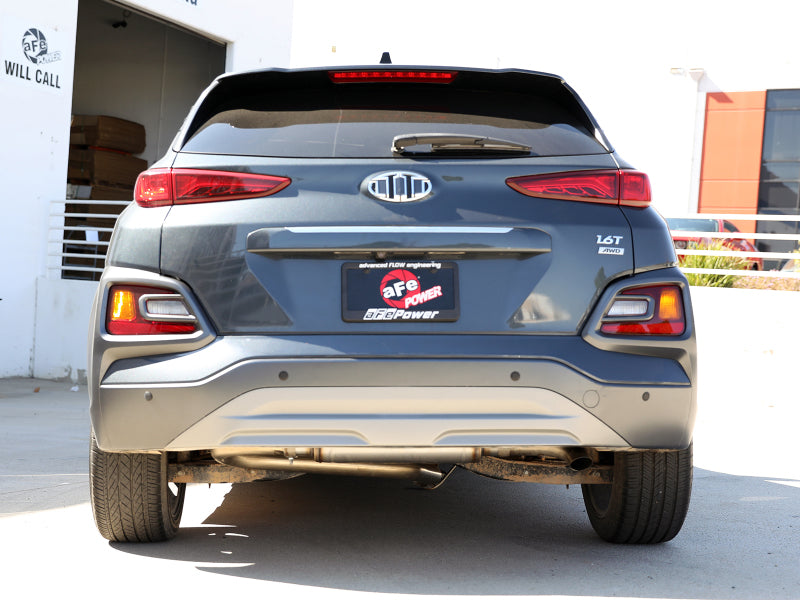 aFe Takeda 2-1/2in 304 SS Axle-Back Exhaust 18-21 Hyundai Kona L4 1.6L (t) aFe Takeda 2-1/2in 304 SS Axle-Back Exhaust 18-21 Hyundai Kona L4 1.6L (t)