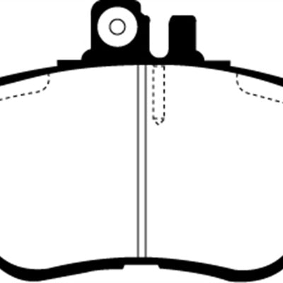 EBC 94-95 Mercedes-Benz C220 (W202) 2.2 Greenstuff Front Brake Pads