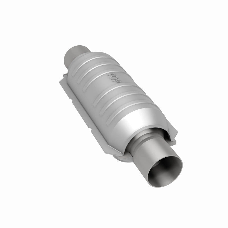 MagnaFlow Catalytic Converter 2 in Inlet 2 in Outlet 11 in Length SS MagnaFlow Catalytic Converter 2 in Inlet 2 in Outlet 11 in Length SS