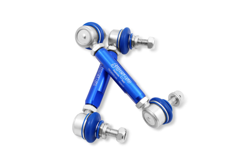 SuperPro 2014 Mazda 3 i SV Rear HD Adjustable End Link Set (10mm Studs 140mm-185mm Length) SuperPro 2014 Mazda 3 i SV Rear HD Adjustable End Link Set (10mm Studs 140mm-185mm Length)