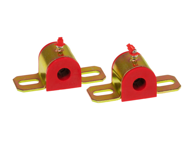 Prothane Universal Greasable Sway Bar Bushings - 11/16in - Type B Bracket - Red Prothane Universal Greasable Sway Bar Bushings - 11/16in - Type B Bracket - Red
