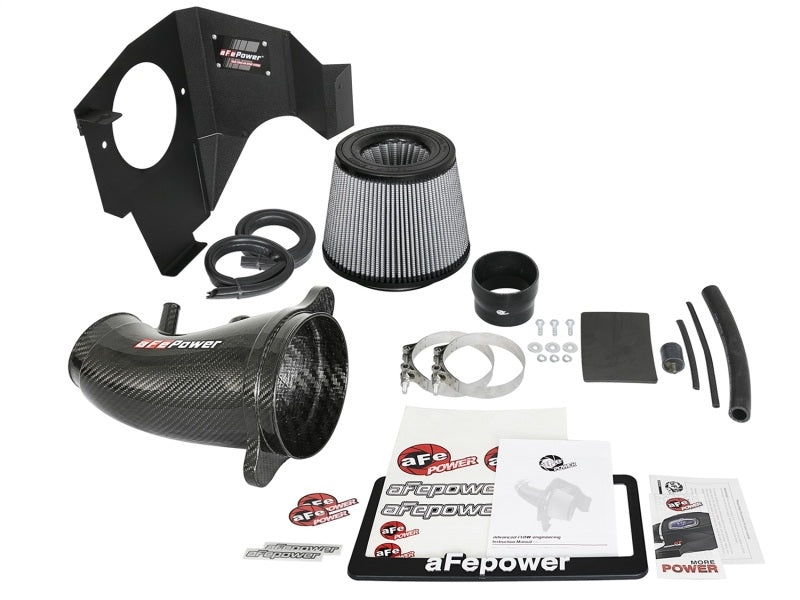 aFe POWER Magnum FORCE Carbon Fiber Stage 2 Pro Dry S CAIS - 11-18 Dodge Challenger/Charger V8-6.4L aFe POWER Magnum FORCE Carbon Fiber Stage 2 Pro Dry S CAIS - 11-18 Dodge Challenger/Charger V8-6.4L