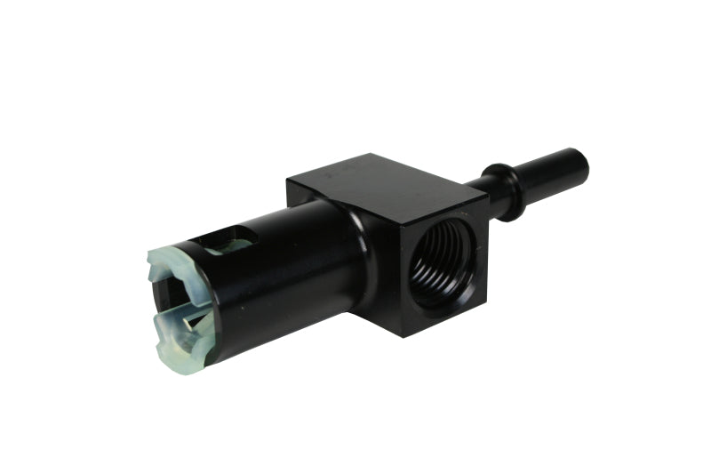 Aeromotive 5/16in Quick Connect with AN-06 port and 1/8in gauge port Aeromotive 5/16in Quick Connect with AN-06 port and 1/8in gauge port