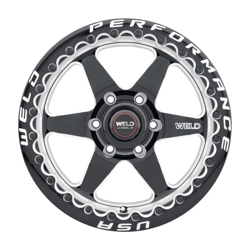 Weld S909 17x10 Ventura 6 Beadlock 6x135 ET42 BS7.25 Gloss BLK MIL DIA 87.1 Weld S909 17x10 Ventura 6 Beadlock 6x135 ET42 BS7.25 Gloss BLK MIL DIA 87.1