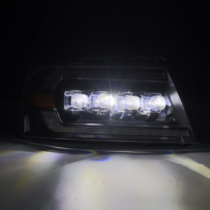 AlphaRex 04-08 Ford F-150 (No 2004 Heritage) NOVA-Series LED Proj HL Alpha-Blk w/Actv Lgt / Seq. Sig AlphaRex 04-08 Ford F-150 (No 2004 Heritage) NOVA-Series LED Proj HL Alpha-Blk w/Actv Lgt / Seq. Sig