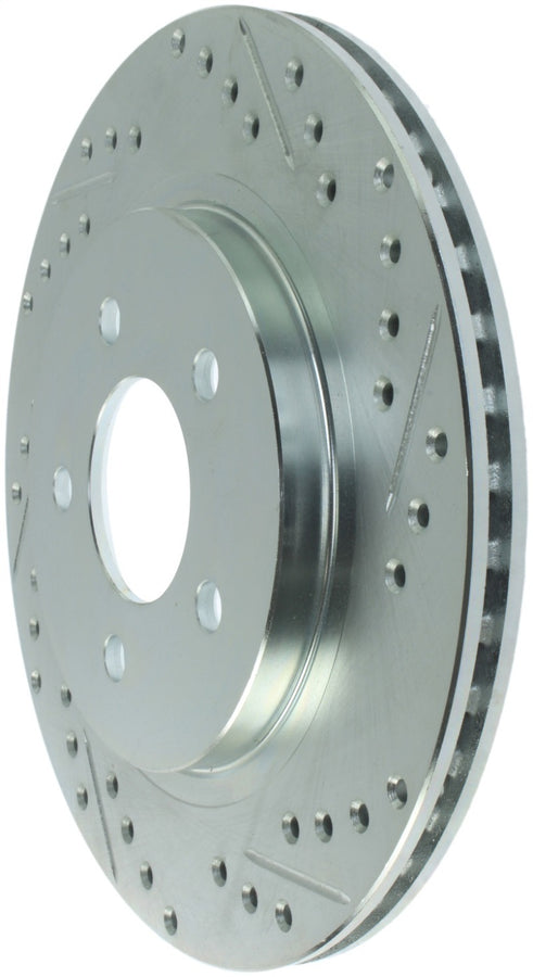 StopTech Select Sport 05-10 Ford Mustang GT Slotted and Drilled Rear Left Rotor StopTech Select Sport 05-10 Ford Mustang GT Slotted and Drilled Rear Left Rotor