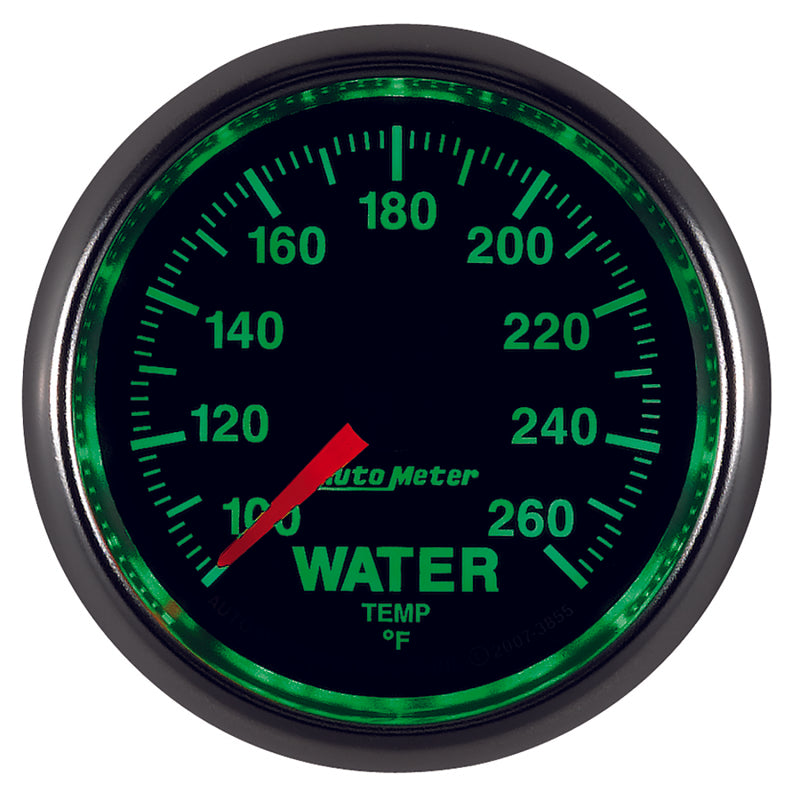 Autometer GS 100-260 degree Electronic Water Temperature Gauge Autometer GS 100-260 degree Electronic Water Temperature Gauge