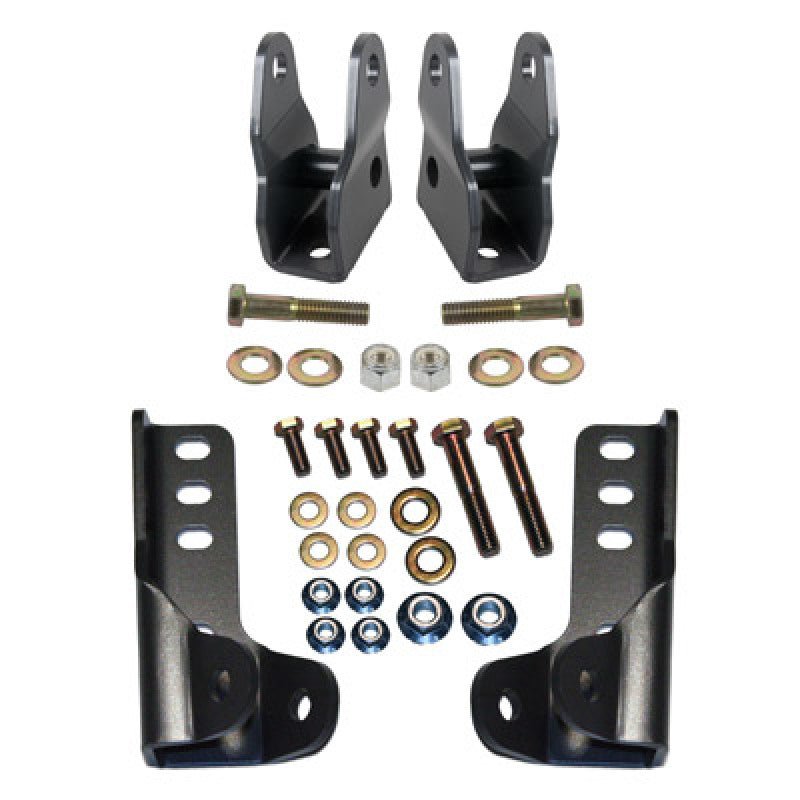 Synergy 07-18 JeepWrangler JK/JKU Front Lower Shock Extension Brackets Synergy 07-18 JeepWrangler JK/JKU Front Lower Shock Extension Brackets