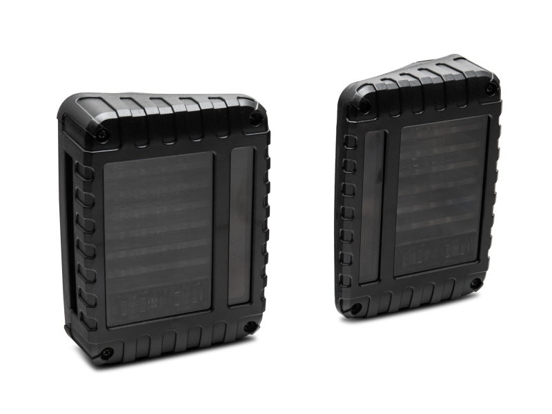 Raxiom 07-18 Jeep Wrangler JK LED Tail Lights- Black Housing (Smoked Lens) Raxiom 07-18 Jeep Wrangler JK LED Tail Lights- Black Housing (Smoked Lens)