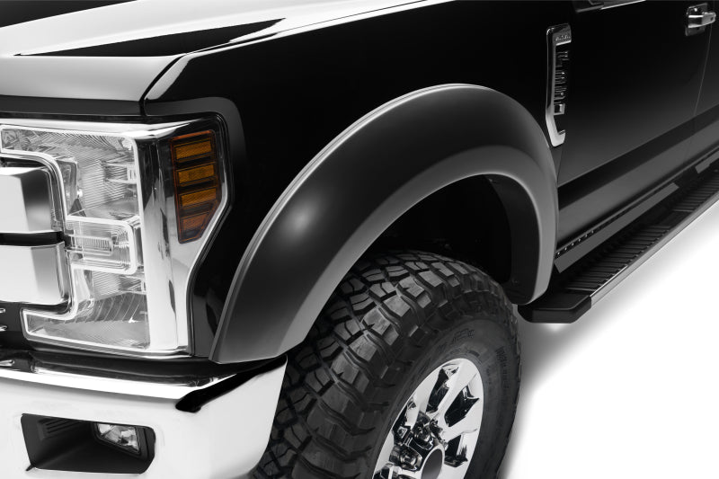 Bushwacker 17-18 Ford F-250 Super Duty Extend-A-Fender Style Flares 4pc - Black Bushwacker 17-18 Ford F-250 Super Duty Extend-A-Fender Style Flares 4pc - Black