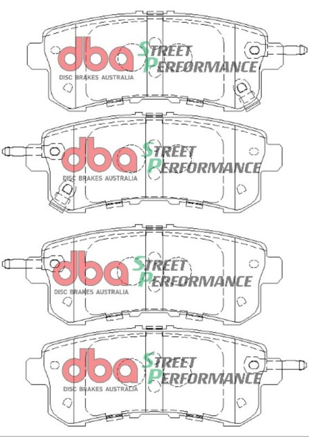 DBA 11-13 Infiniti QX56 (Rear Rotor) SP Performance Rear Brake Pads DBA 11-13 Infiniti QX56 (Rear Rotor) SP Performance Rear Brake Pads