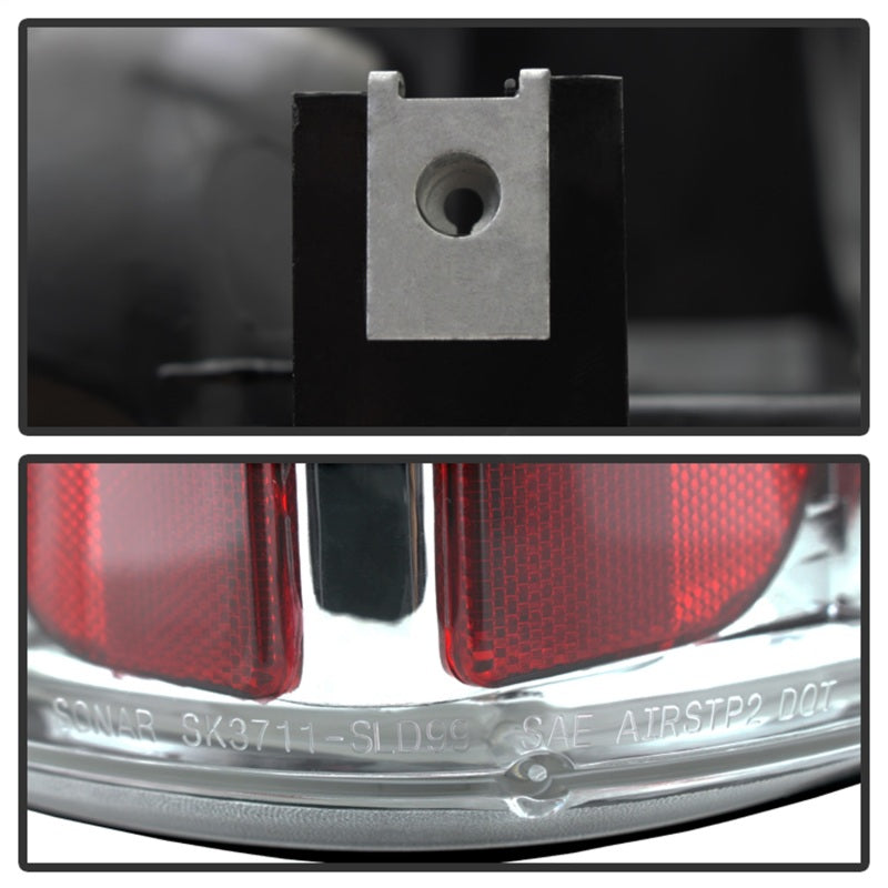 Spyder Chevy Silverado 1500/2500 99-02 (Not Stepside) Euro Style Tail Lights Chrm ALT-YD-CS99-C Spyder Chevy Silverado 1500/2500 99-02 (Not Stepside) Euro Style Tail Lights Chrm ALT-YD-CS99-C