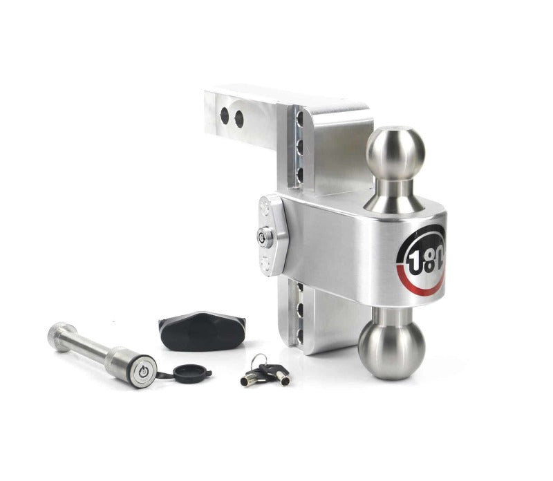 Weigh Safe 180 Hitch 6in Drop Hitch & 2in Shank (10K/12.5K GTWR) w/WS05 - Aluminum Weigh Safe 180 Hitch 6in Drop Hitch & 2in Shank (10K/12.5K GTWR) w/WS05 - Aluminum