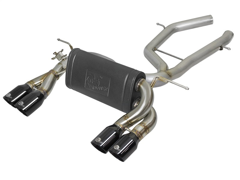 aFe MACH Force-Xp 2-1/2in SS Axle Back Exhaust w/Black Tips 15+ BMW M3/M4 (F80/F82) L6 3.0L (tt) S55 aFe MACH Force-Xp 2-1/2in SS Axle Back Exhaust w/Black Tips 15+ BMW M3/M4 (F80/F82) L6 3.0L (tt) S55
