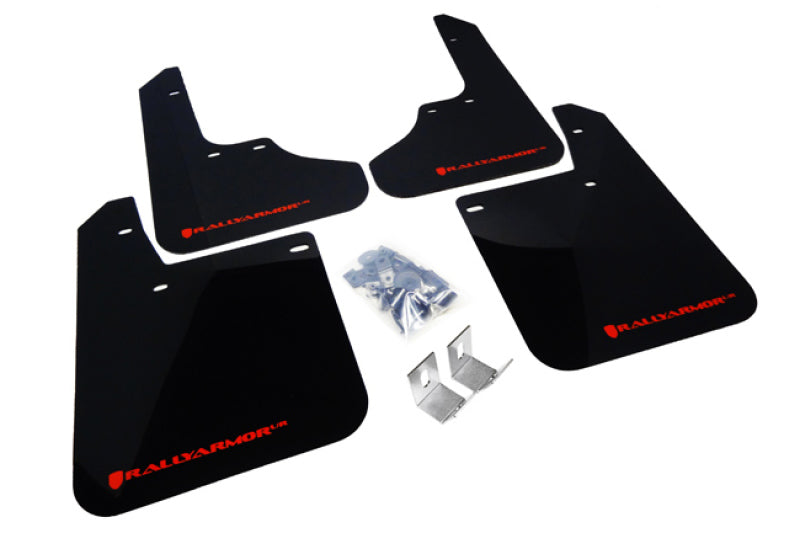 Rally Armor 93-01 Subaru Impreza RS Black UR Mud Flap w/ Red Logo Rally Armor 93-01 Subaru Impreza RS Black UR Mud Flap w/ Red Logo