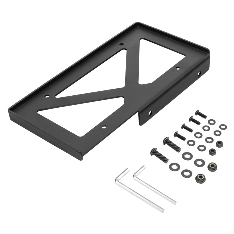 Rugged Ridge Universal Rear Bumper License Plate Holder Rugged Ridge Universal Rear Bumper License Plate Holder